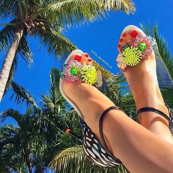 SOPHIA WEBSTER Lilico Underwater Heels Size 38 - Picture 2 of 10